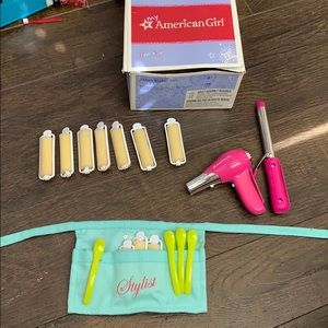 american girl salon stylist set
